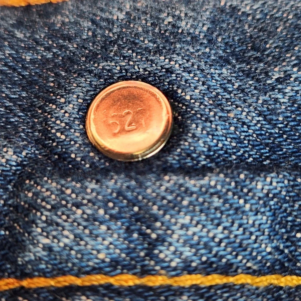 Vintage 80s Levi's Sherpa Lined Denim  Trucker Jacket  44R /L  Made In USA - EUC